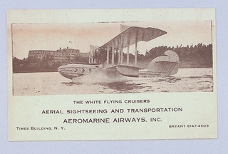 Image: postcard: Aeromarine Airways, Aeromarine 75
