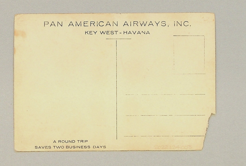 Image: postcard: Pan American Airways, Fokker F-10