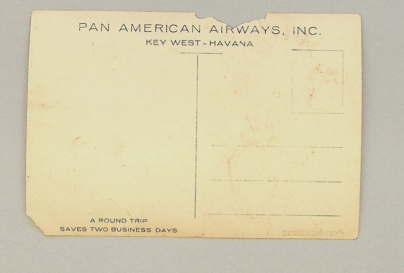 Image: postcard: Pan American Airways, Fokker F-10