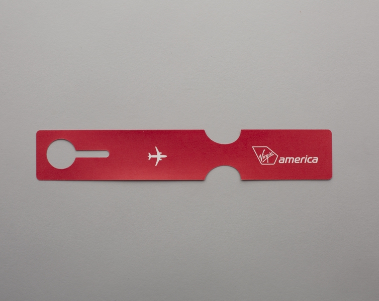 Image: luggage tag: Virgin America