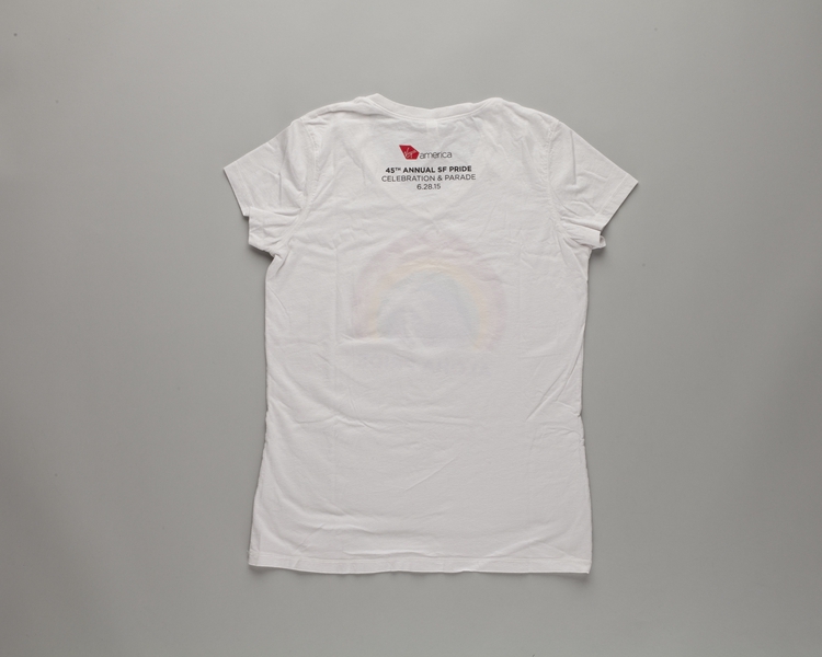 Image: employee t-shirt: Virgin America