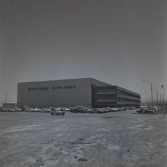Image: negative: San Francisco International Airport (SFO), Western Airlines building