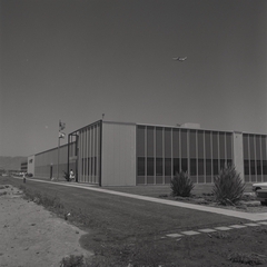 Image: negative: San Francisco International Airport (SFO), Air West cargo building