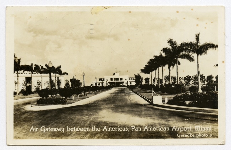 Image: postcard: Pan American Airways, Pan American Airport