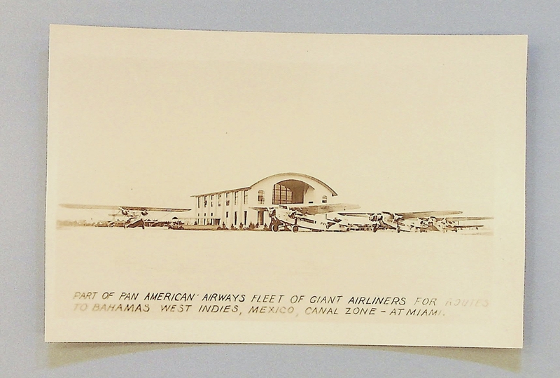 Image: postcard: Pan American Airways, Pan American Airways Airport