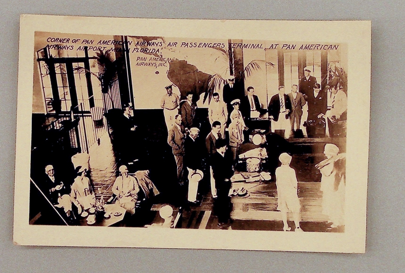 Image: postcard: Pan American Airways, Pan American Airways Airport