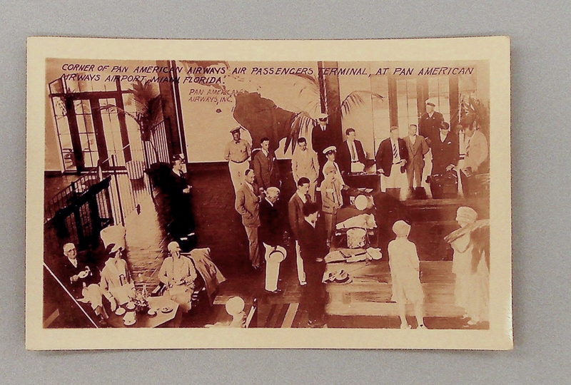 Image: postcard: Pan American Airways, Pan American Airways Airport