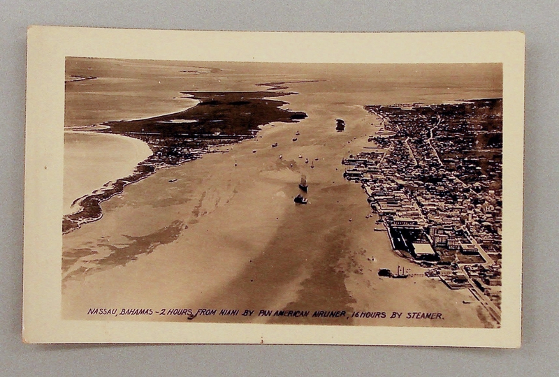 Image: postcard: Pan American Airways, Nassau, Bahamas
