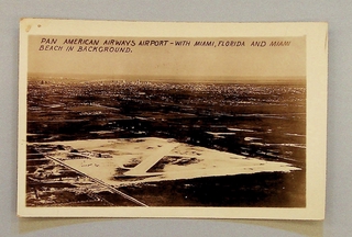 Image: postcard: Pan American Airways, Pan American Airways Airport