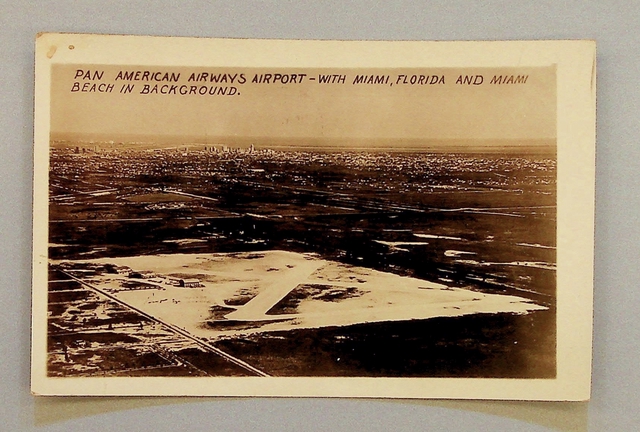 Postcard: Pan American Airways, Pan American Airways Airport