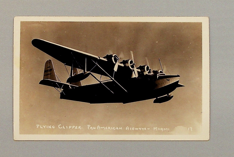 Image: postcard: Pan American Airways, Sikorsky S-42 Brazilian Clipper
