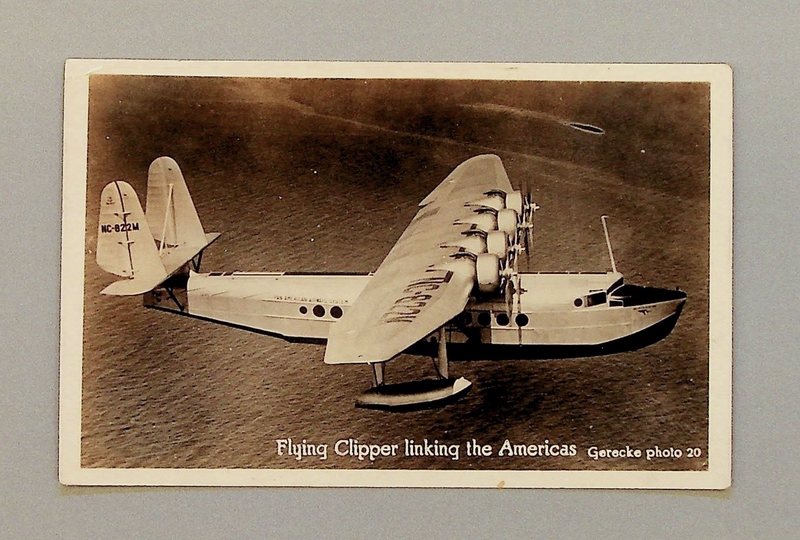 Image: postcard: Pan American Airways, Sikorsky S-42 Brazilian Clipper