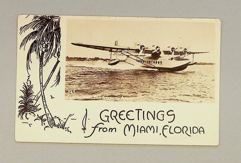 Image: postcard: Pan American Airways, Sikorsky S-42
