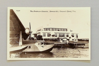 Image: postcard: Pan American Airways, Sikorsky S-42, International Pan American Airport