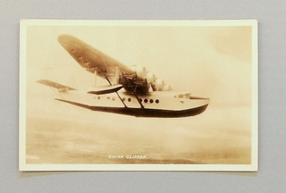 Image: postcard: Pan American Airways, Sikorsky S-42 Hong Kong Clipper