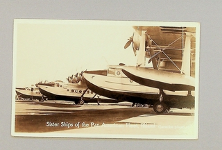 Image: postcard: Pan American Airways, Sikorsky S-42