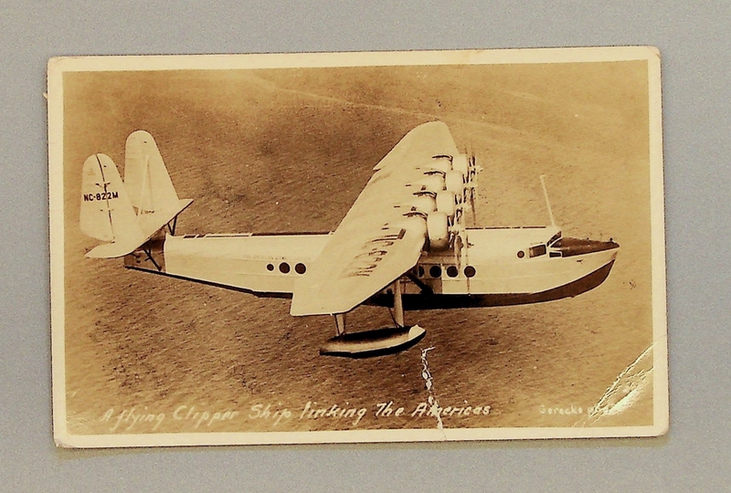 Image: postcard: Pan American Airways, Sikorsky S-42 Brazilian Clipper