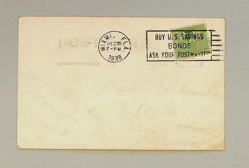 Image: postcard: Pan American Airways, Sikorsky S-42, International Pan American Airport