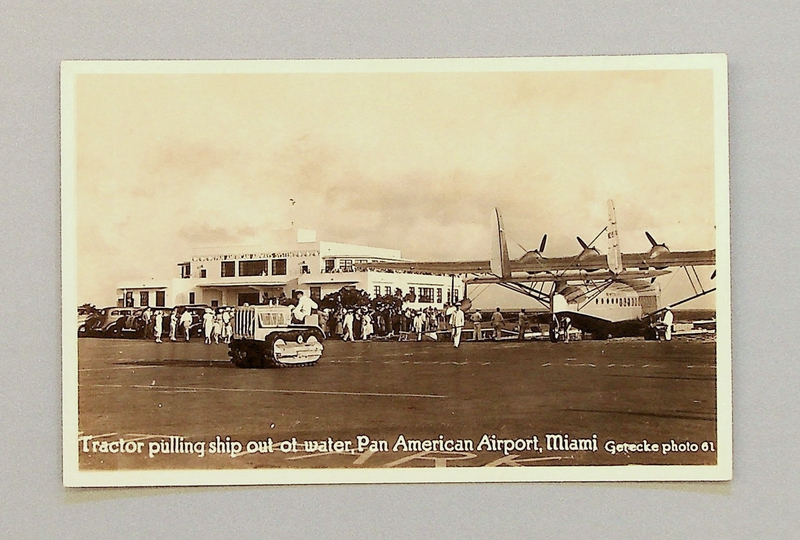 Image: postcard: Pan American Airways, Sikorsky S-42, Pan American Airport