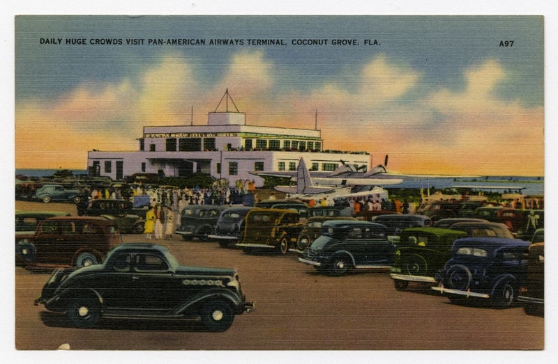 Image: postcard: Pan American Airways, Pan American Airways Terminal