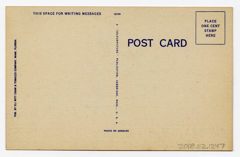 Image: postcard: Pan American Airways, Pan American Airways Terminal