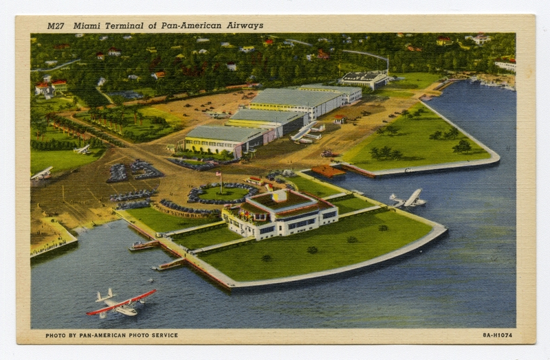 Image: postcard: Pan American Airways, International Pan American Airport