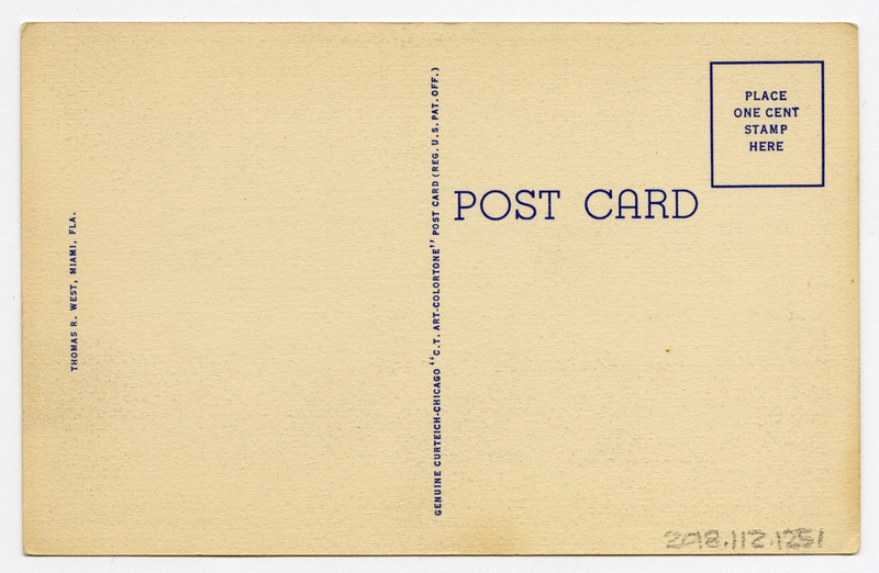 Image: postcard: Pan American Airways, Sikorsky S-42, Pan American Airport