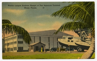 Image: postcard: Pan American Airways, Pan American Terminal