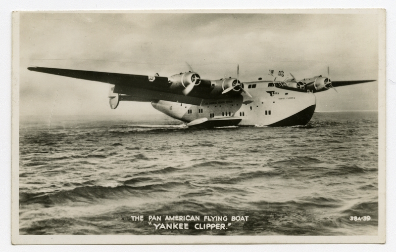 Image: postcard: Pan American Airways, Boeing 314 Yankee Clipper