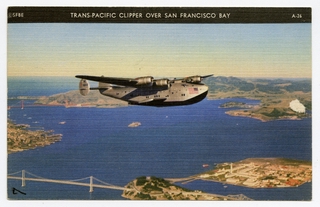 Image: postcard: Pan American Airways, Boeing 314 CLipper