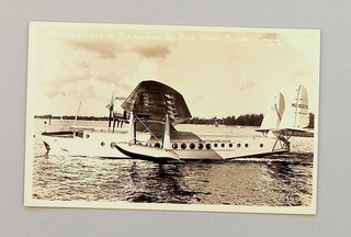 Image: postcard: Pan American Airways, Sikorsky S-42A Jamaica Clipper