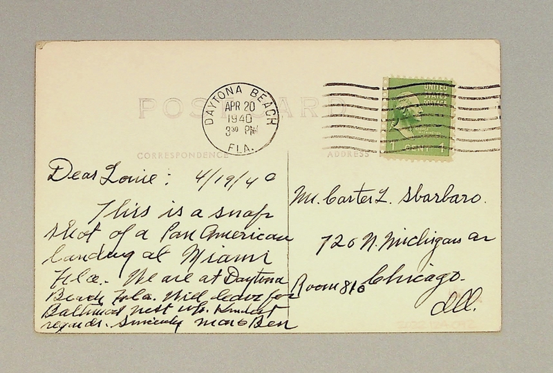 Image: postcard: Pan American Airways, Sikorsky S-42