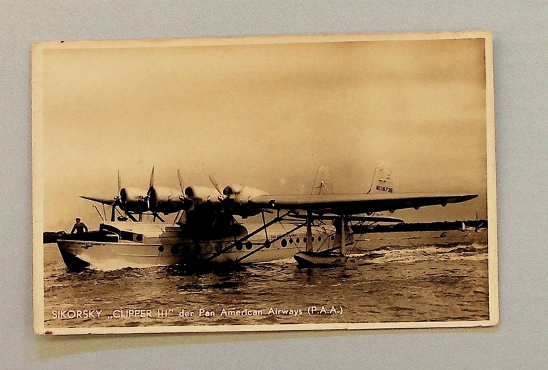 Image: postcard: Pan American Airways, Sikorsky S-42B Bermuda Clipper