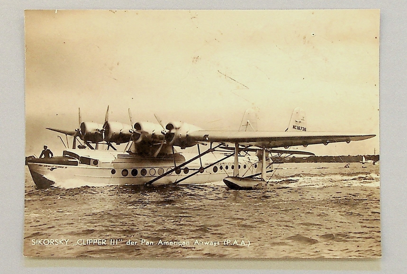 Image: postcard: Pan American Airways, Sikorsky S-42B Bermuda Clipper