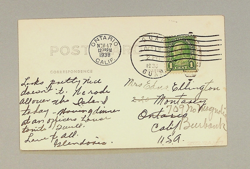 Image: postcard: Pan American Airways, Pan American Hotel, Guam