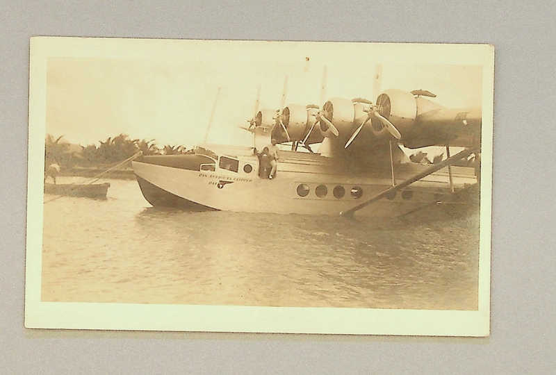 Image: postcard: Pan American Airways, Sikorsky S-42, Guam