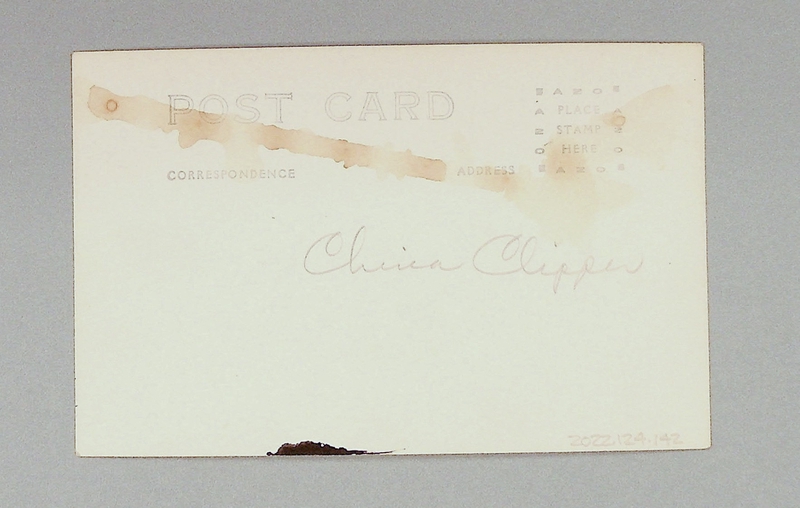 Image: postcard: Pan American Airways, Martin M-130 China Clipper