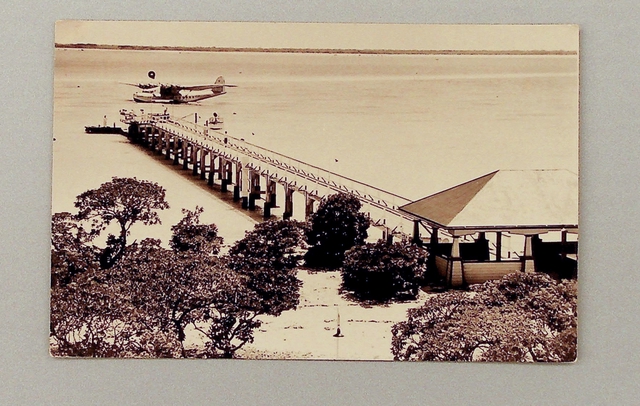 Postcard: Pan American Airways, Wake Island