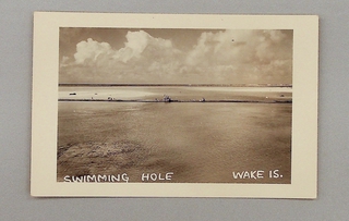 Image: postcard: Pan American Airways, Wake Island, swimming hole