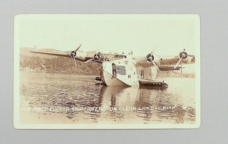 Image: postcard: Pan American Airways, Boeing 314 Anzac Clipper