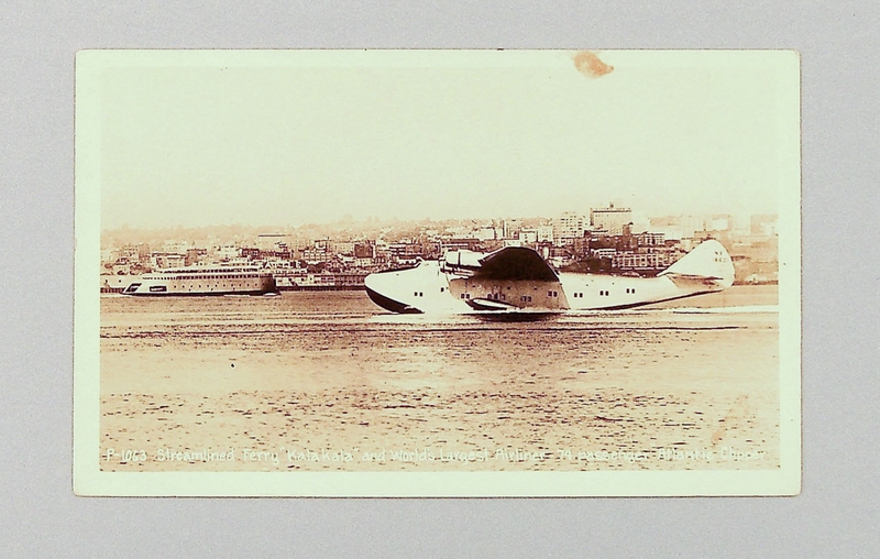 Image: postcard: Pan American Airways, Boeing 314 Atlantic Clipper