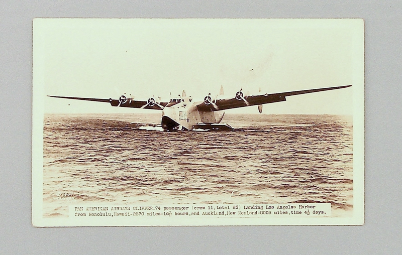 Image: postcard: Pan American Airways, Boeing 314 Clipper