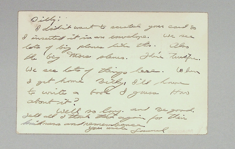 Image: postcard: Pan American Airways, Boeing 314 Atlantic Clipper