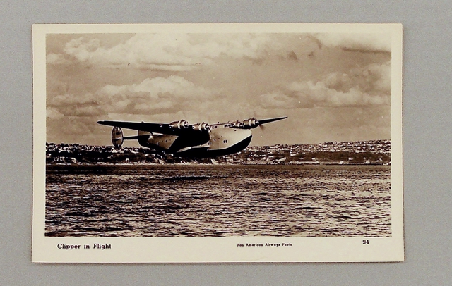 Postcard: Pan American Airways, Boeing 314 Clipper