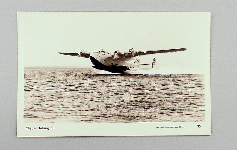 Image: postcard: Pan American Airways, Boeing 314 Atlantic Clipper