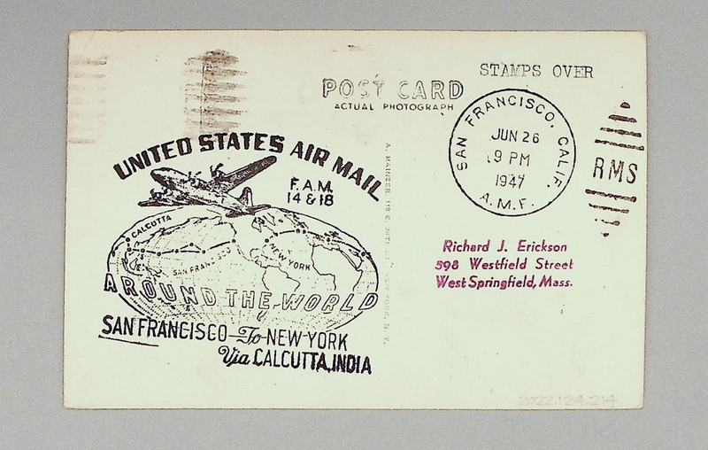 Image: postcard: Pan American Airways, Boeing 314 Atlantic Clipper