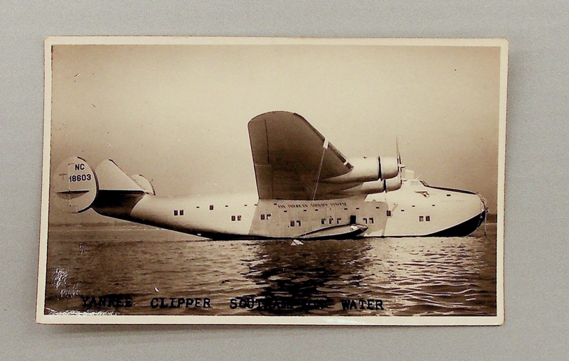 Image: postcard: Pan American Airways, Boeing 314 Yankee Clipper