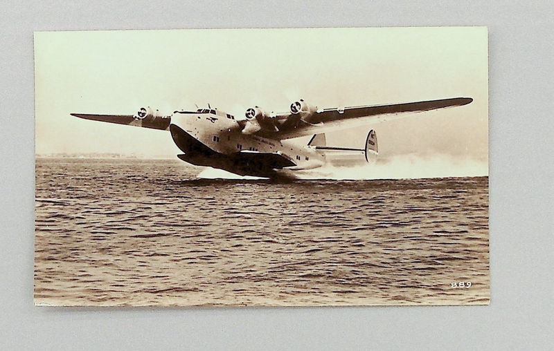 Image: postcard: Pan American Airways, Boeing 314 Atlantic Clipper