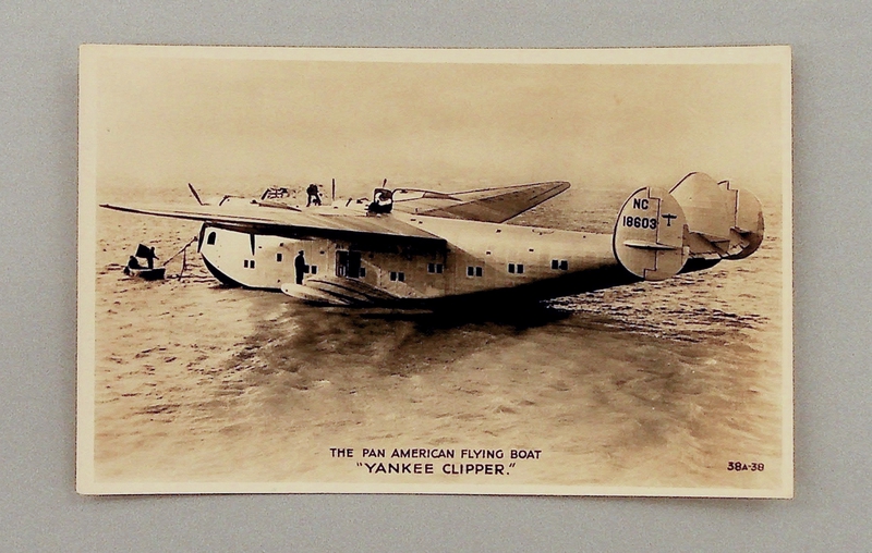 Image: postcard: Pan American Airways, Boeing 314 Yankee Clipper