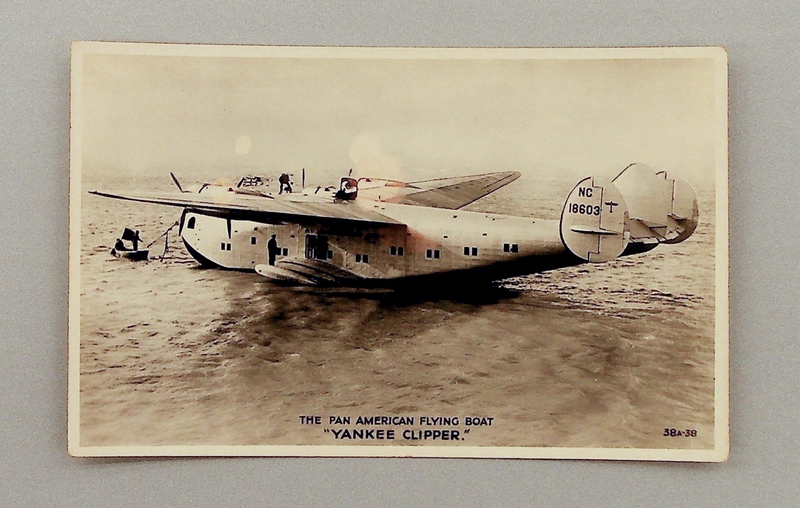Image: postcard: Pan American Airways, Boeing 314 Yankee Clipper